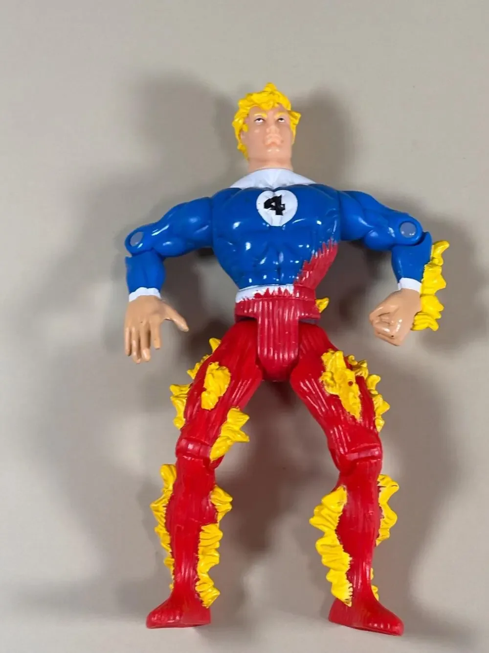Fantastic Four Human Torch Firestorm Action Figure TOY BIZ 1996 Marvel 5”